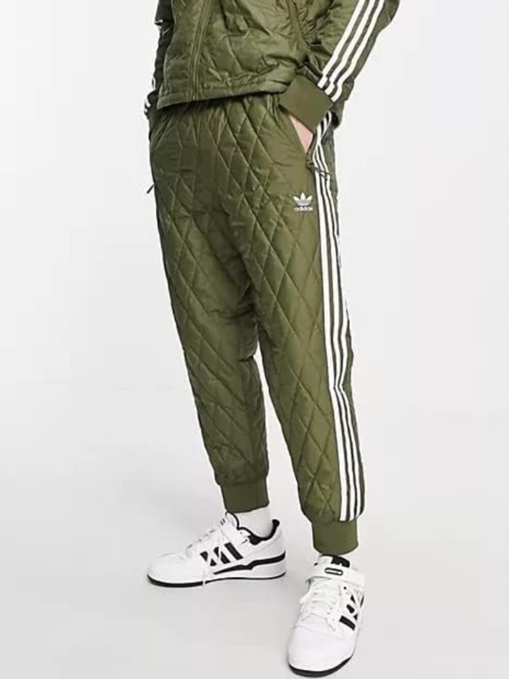 Adidas Originals Adicolor Classics SST Quilted Track Pants H11431 GREEN LRG 111